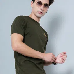 THE BEETEL HOUSE Men Printed Bio Finish Slim Fit T-shirt image 2