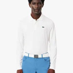 Lacoste Men Solid Polo Collar T-Shirt-picture-53