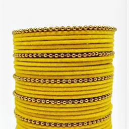SAVORADE Yellow Stainless Steel Bangle image 2