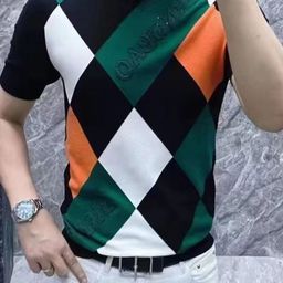 StyleCast x Revolte Men Checked Round Neck Regular Fit T-shirt-picture-35