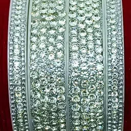 RENOY Set Of 36 Stones Studded & Beaded Bangles image 1