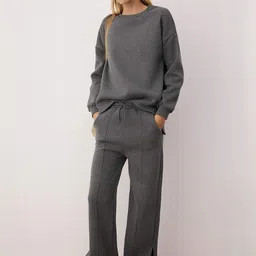 Trendyol Round Neck Long Sleeves T-shirt With Trousers-picture-41