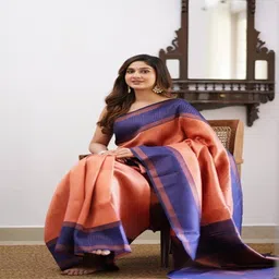 Sanwariya Silk Woven Design Zari Kanjeevaram Saree image 3