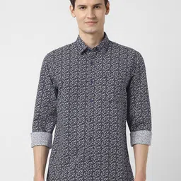 Peter England Casuals Men Spread Collar Floral Printed Cotton Casual Shirt-picture-27