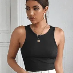 BAESD Women Round Neck Crop Tank Top-picture-11