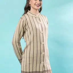 Anouk Women Striped Cardigan image 1