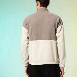 HRX by Hrithik Roshan Colourblocked High Neck Pullover Sweatshirt image 3