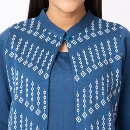 KEIKO Women Ethnic Motifs Regular Kurta with Trousers image 2