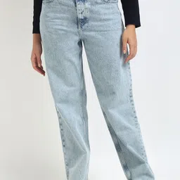 Calvin Klein Jeans Women Highly Distressed Mid-Rise Heavy Fade Jeans-image-95