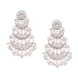Anouk Diamond Shaped Jhumkas Earrings image 3