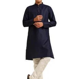 URBAN KANYA Men Regular Pure Cotton Kurta with Pyjamas image 3