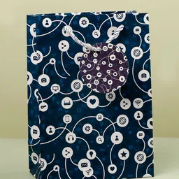 Archies Printed Shopper Tote Bag with Tasselled image 2