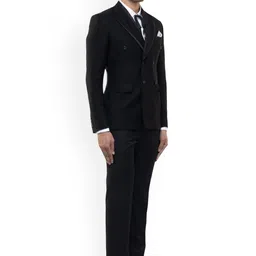 SDS By Kushal Shah Tailored Fit Double-Breasted Three-Piece Suit image 2