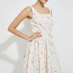 max Floral Print Fit & Flare Dress image 3