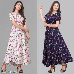 Fancy Feminine Women Gowns-image-1