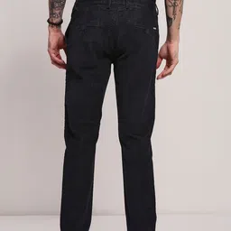 SHOWOFFFF Men Comfort Slim Fit Low-Rise Corduroy Trousers image 4