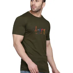 TEEFOX Typography Printed Short Sleeves Round Neck Casual T-shirt image 2