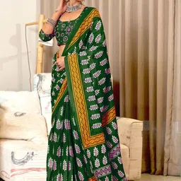 KALINI Ethnic Motifs Pure Cotton Saree-picture-35