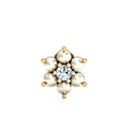 KUBERBOX 14KT Gold Nosepin Diamond-0.53Gram-picture-26