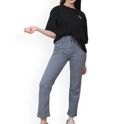 NEUNK Women Comfort Regular Fit High-Rise Stretchable Jeans image 2