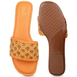 Inc 5 Women Open Toe Flats image 5