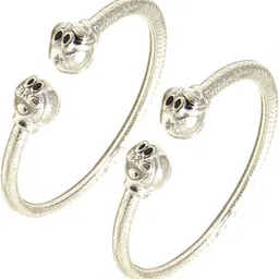 Sahiba Gems Silver-Plated Silver Artificial Stones Bracelet-picture-14