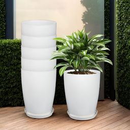 RUBOXA Marble Tower 6-Pcs White UV-ProtectedPlanters-picture-34