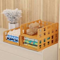 RUBOXA Brown Set of 3 Regular Multi-Utility Organisers-picture-44
