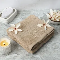 Monte Carlo Beige Cotton 400 GSM Bath Towel-image-27
