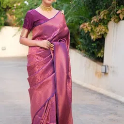 ZIKARAA Woven Design Zari Saree-picture-36