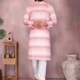 JayBhawani Fashion Men Printed Regular Pure Cotton Kurta with Churidar-picture-23