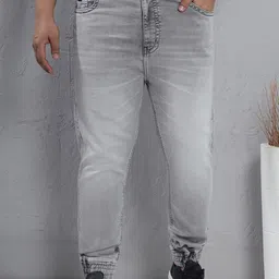 John Pride Men Regular Fit Mid-Rise Light Fade Stretchable Jeans-picture-20