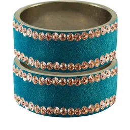 Vidhya Kangan Firozi Stone Stud Brass Bangle-picture-18