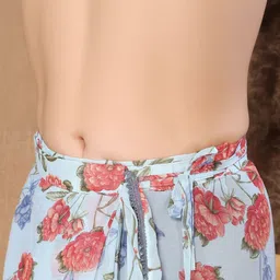 V3 FASHION STUDIO Floral Poly Georgette Saree image 5