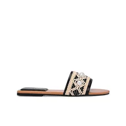 Zebba Women Printed Open Toe Flats image 4