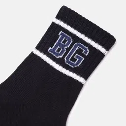 Blue Giraffe Boys Patterned Above Ankle-Length Socks image 3