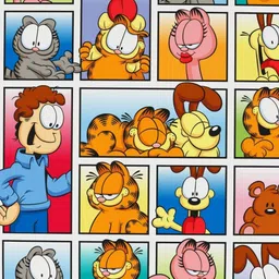 Portico License Garfield White Printed Cotton 152 TC Single Bedsheet Set 1.50 m X 2.24 m image 3