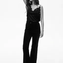 H&M Flared Velvet Trousers-picture-57