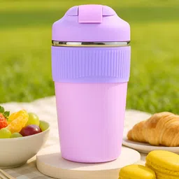 Myntra Elegant Homes Purple Stainless Steel Coffee Tumbler- 480 ml-picture-13