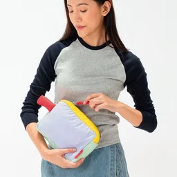 DailyObjects Textured Oversized Structured Hobo Bag with Applique-picture-13