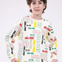 Monte Carlo Boys Typography Printed Full Sleeve Sweatshirt-picture-38