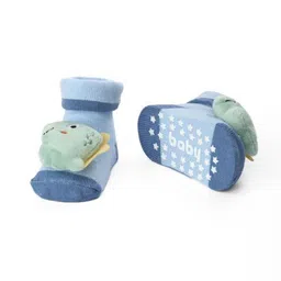 KICKS & CRAWL Infants Pack Of 2 Patterned Cotton Socks image 3