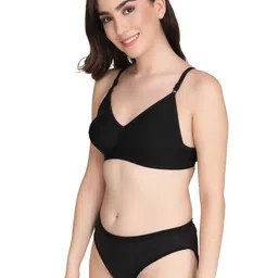 Liigne Women Pack Of 2 Everyday Non Padded Bra Pure Cotton Lingerie Set image 3