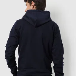 Campus Sutra Men Printed Hooded Sweatshirt image 3