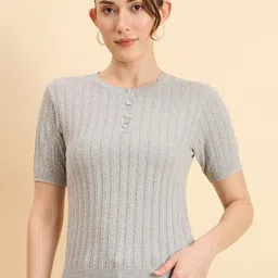 CLAPTON Women Extended Sleeves Pockets T-shirt-picture-37
