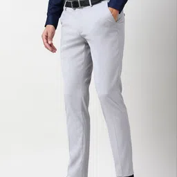 Peter England Elite Men Slim Fit Trousers image 2