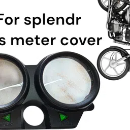 bikebloom Meter upper glass for splendor plus bike Analog Speedometer image 3