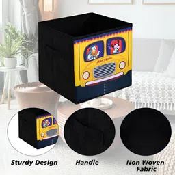 Aura Yellow & Black 4 Pieces Drawer Organisers image 3