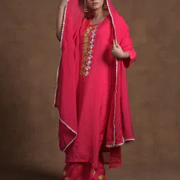 Phulkari Forever Women Embroidered Palazzos-picture-2