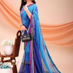 Mitera Pure Chiffon Designer Saree image 4